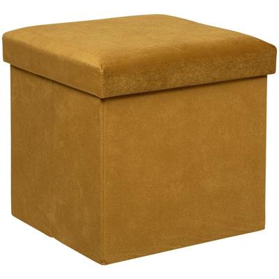 Truhenhocker Lilou Samt - 38x38 cm Atmosphera créateur d'intérieur Image