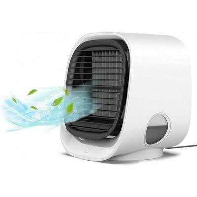 Cyslmuk - Weiße mobile Mini-Klimaanlage, 3-in-1-Luftkühler, Ventilator, Klimaanlage, 3