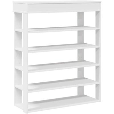 Schuhregal Weiß 80x30x98 cm Holzwerkstoff vidaXL Image