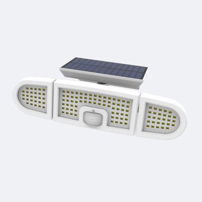 Ledkia - led Flutlicht Solar 7W ip mit PIR-Bewegungssensor und Dämmerungssensor 6000K - 6500K Ja Image