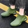 Herren Regenstiefel Wasserdichte Schuhe Angeln Ehemann Galoschen Mann Garten Gummistiefel Indoor
