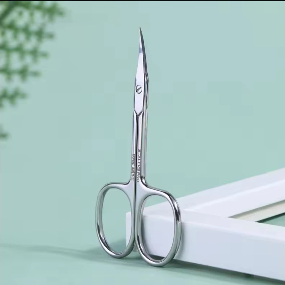 Nagel Trimmer Nagelhautentferner und Nagelschneider Professionelle russische Maniküre Edelstahl Maniküre Nagel Häutchen Schere Image