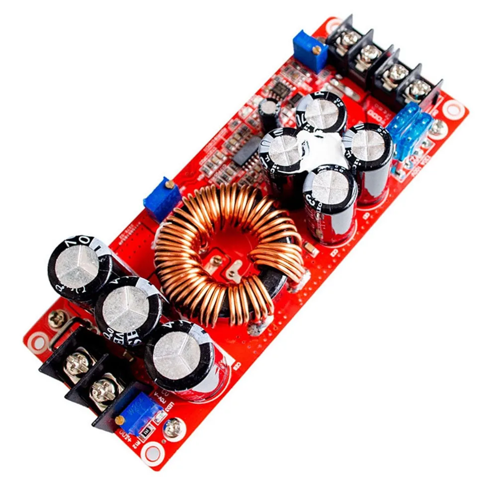1200/1500/1800 W Hochleistungs-DC-DC-Boost, konstante Spannung, einstellbares Autoladegerät, Leistungsmodul 10–60 V bis 12–90 V Image