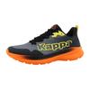 Sneaker KAPPA "Nyoto", Gr. 45, schwarz (schwarz, orange), Textil, sportlich, Schuhe