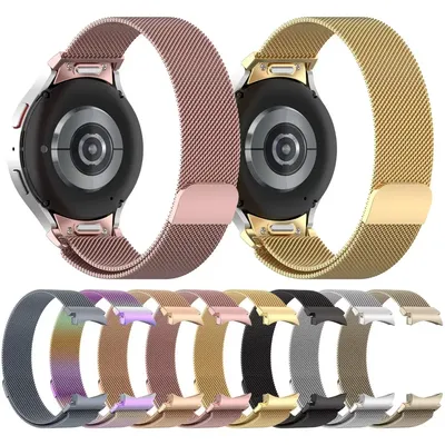 No Gaps Milanese-Armband für Samsung Galaxy Watch 4 5 6 7 44 mm 40 mm Classic 47 mm 43 mm 46 mm 42 Image