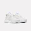 Laufschuh REEBOK "ENERGEN LUX", Gr. 42,5, weiß, grau 1, optimum blau, Textil, Synthetik, sportlich, Schuhe