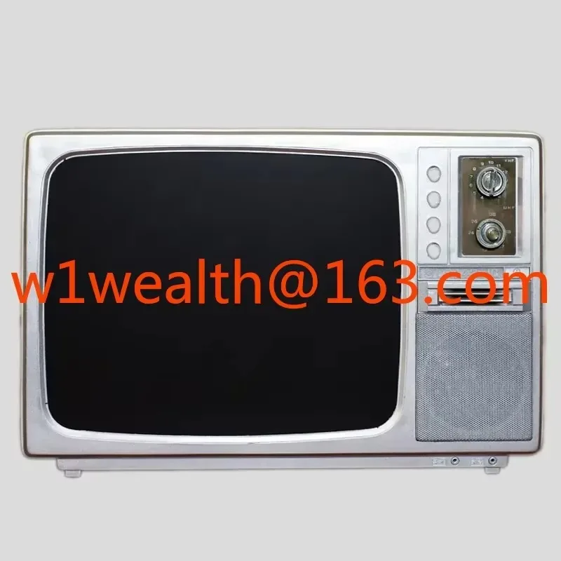 7080-Vintage-Fernseher mit LCD- und USB-Wiedergabe für Schwarz, Weiß und Farbe Image