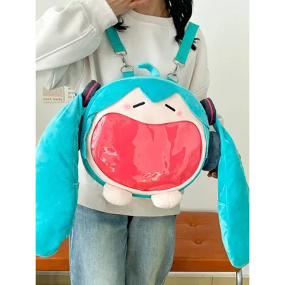 Stock Hatsune Miku Bemoe Uwa Luka Kaito Meiko Vocaloid Virtual Singer Cartoon Anime Figure Cartoon Doll Shoulder Bag Gift