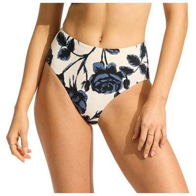 Seafolly - Women's Rococo High Waisted Pant - Bikini-Bottom Gr 10 orange Image