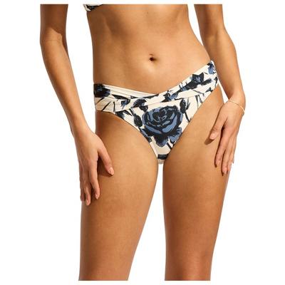 Seafolly - Women's Rococo Twist Band Mini Hipster - Bikini-Bottom Gr 12 orange Image