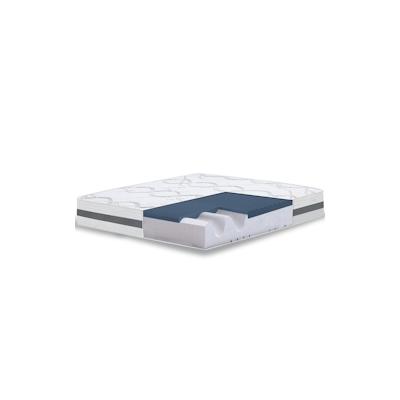 THE WHITE STONE Einzelne Matratze 85x190 Memory Foam Premium Quality, Antibakteriell, Anti-Milben, Anti-Allergie.| Höhe 22 cm | Made in Italy Image