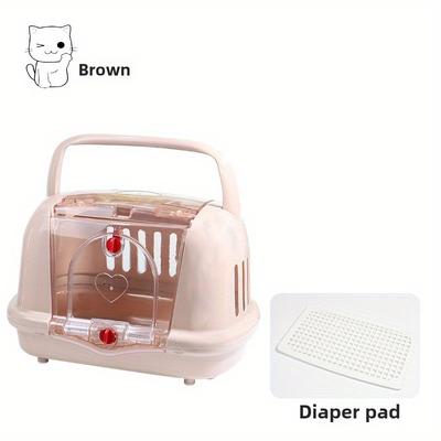 TEMU Ceramic Dog Pet Flight Case Cat Bag Dog Cage Portable Universal Backpack Indoor 1 Suitcase Image