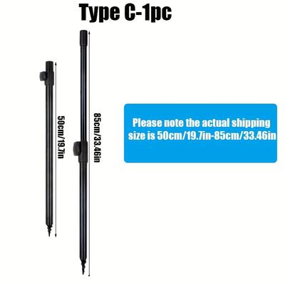 "TEMU "secure" Premium Aluminum Alloy Fishing Rod Holder - Polished Finish, Spiral For Sea Fishing" Image