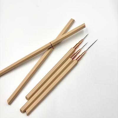 TEMU 5pcs Professional Nail Art Brush Set - Liner & Detailing Pens For Manicure And Pedicure, Odorless, Nail Accessories Image