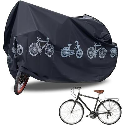 TEMU 1 Set Of Bicycle Cover, Outdoor Electric Bicycle Cover, Mountain Bike Storage Cover, Travel Rainproof Bicycle Tent, Heavy-duty Bicycle Cover, Bicycle Motorcycle Cover, Cute Thick Bicycle Cover Image