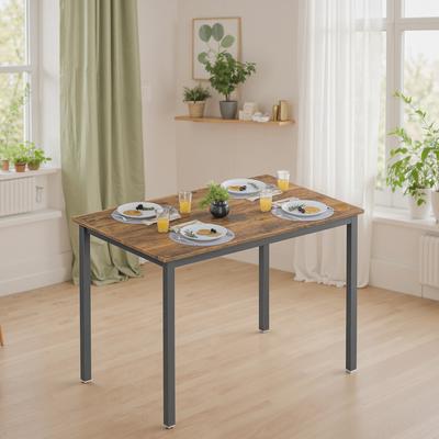 TEMU 4-person Dining Table, Desk, Kitchen Table, Living Room Table, Dining Room Table For Home Use Image
