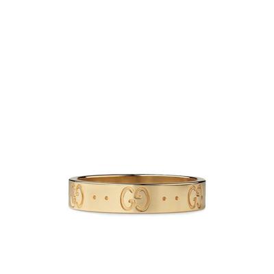18Kt Icon Band Ring - Natural - Gucci Rings