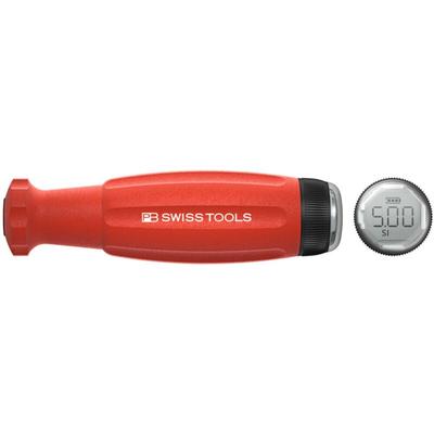 Drehmoment-Schraubendreher mit Digitalanzeige, Wechselklingenaufnahme 500 cN·m - Pb Swiss Tools Image