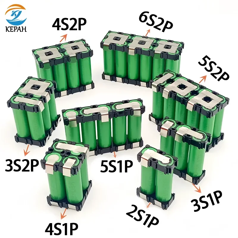 Neue 2S1P 3S2P 4S1P 4S2P 5S1P 5S2P 18650-VTC6 batterie pack benutzerdefinierte batterie schweißen 3000 mAh/6000 mah batterie pack 7,4 V bis 25,2 V Image