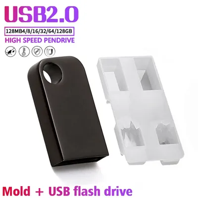 Spot DIY Kristall Kleber Berg Ozean Micro Landschaft Silikon Form mit Mini USB-Stick 64GB 32GB 16GB Image