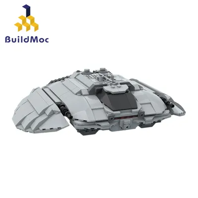 Buildmoc City Galacticaed Raumschiff Cylon Space Raider MOC Set Bausteine Spielzeug für Kinder Image