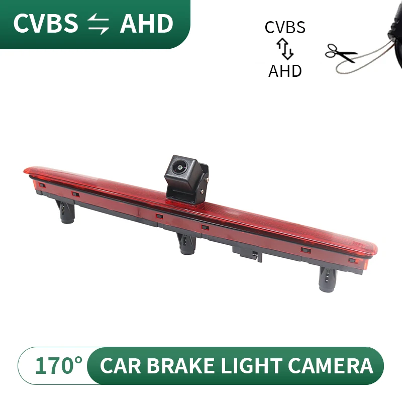 CCD AHD 170 ° Weitwinkel-Auto-Bremslicht-Rückfahrkamera für VW T5 Multivan/Caravelle 2003–2016 Transporter, Einzeltür Image
