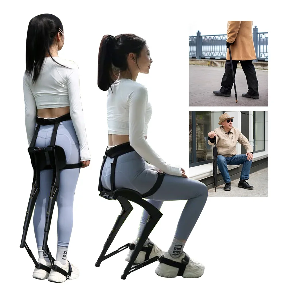 1set Tragbare Exoskelett Tragbare Sport Leichte Multifunktionale Klappstuhl Angeln Outdoor Reise Sitz Hocker Im Freien
