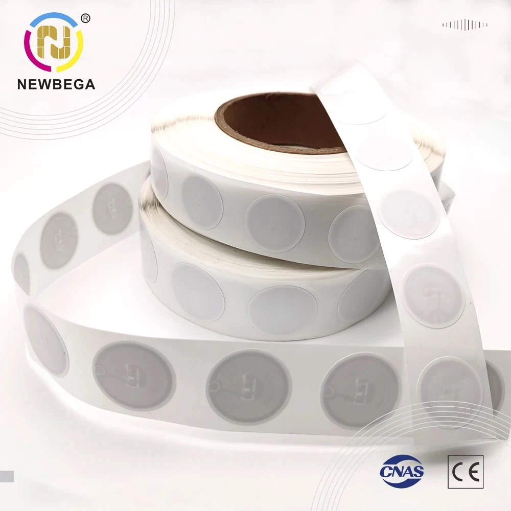 13,56 MHz ISO15693 Original SLIX-Etikett, hochwertiger programmierbarer RFID-Aufkleber, Durchmesser 30 mm Image