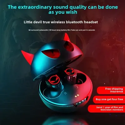 Bluetooth-Headset 2025, neues In-Ear-Spiel mit großem Akku, geringe Latenz, lange Standby-Zeit, Image