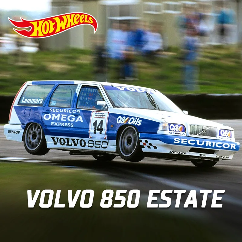 HotWheels 1:64 Volvos 850 Kombi Legierung Wagon Sportwagen Modell Druckguss Klassische Retro Racing Touren Fahrzeuge Auto Modell Kinder Spielzeug Image