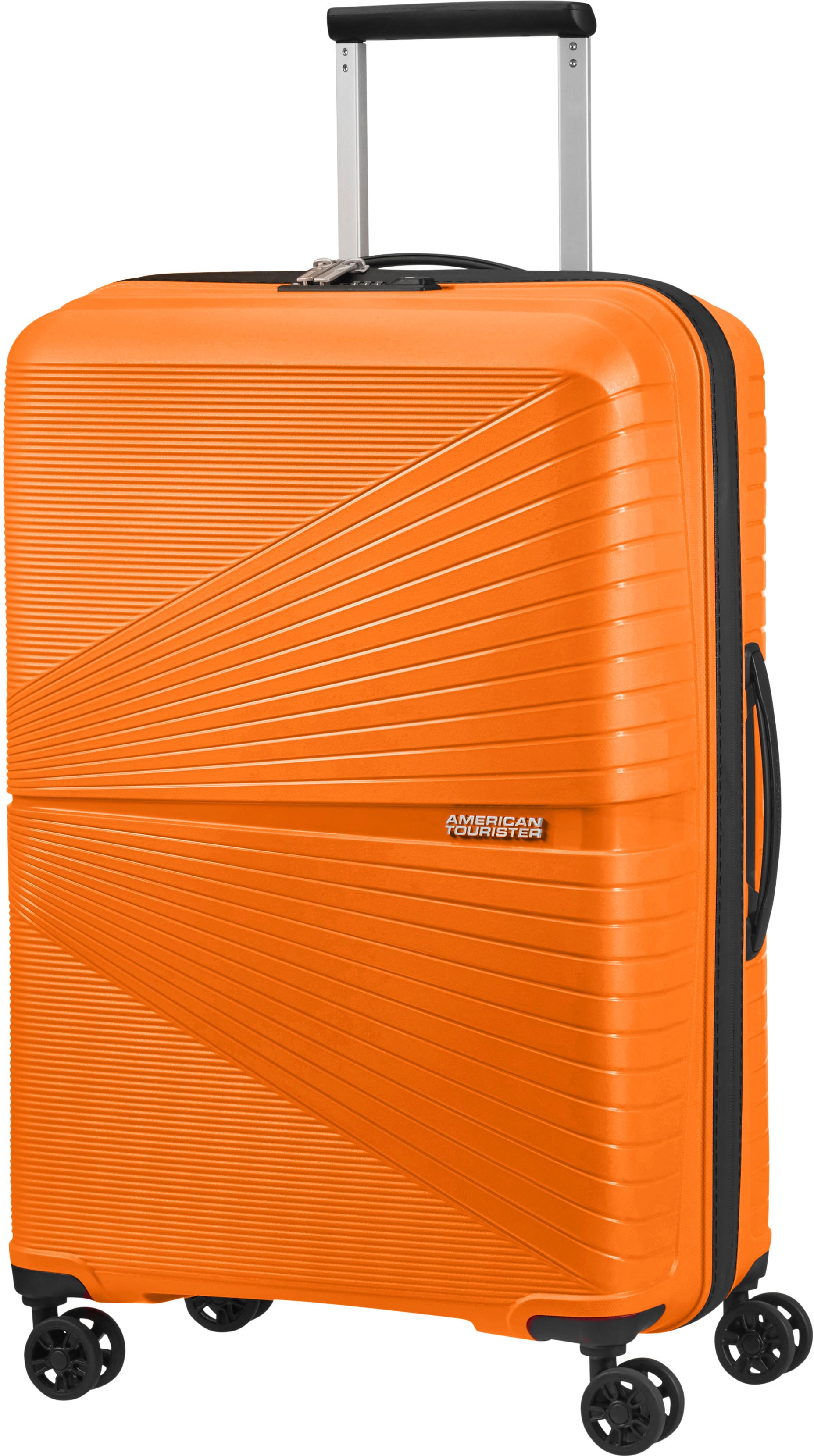 Hartschalen-Trolley AMERICAN TOURISTER "AIRCONIC, in verschieden Farben und Größen", Gr. B/H/T: 45 x 67 x 26 67, orange (mango orange), Polypropylen, Modisch, Koffer, Koffer Reisegepäck Koffer Reisekoffer TSA-Zahlenschloss Image