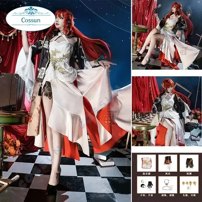 Spiel Honkai: Star Rail Himeko Cosplay Kostüm Himeko Honkai Outfits Halloween Party Rollenspiel Image