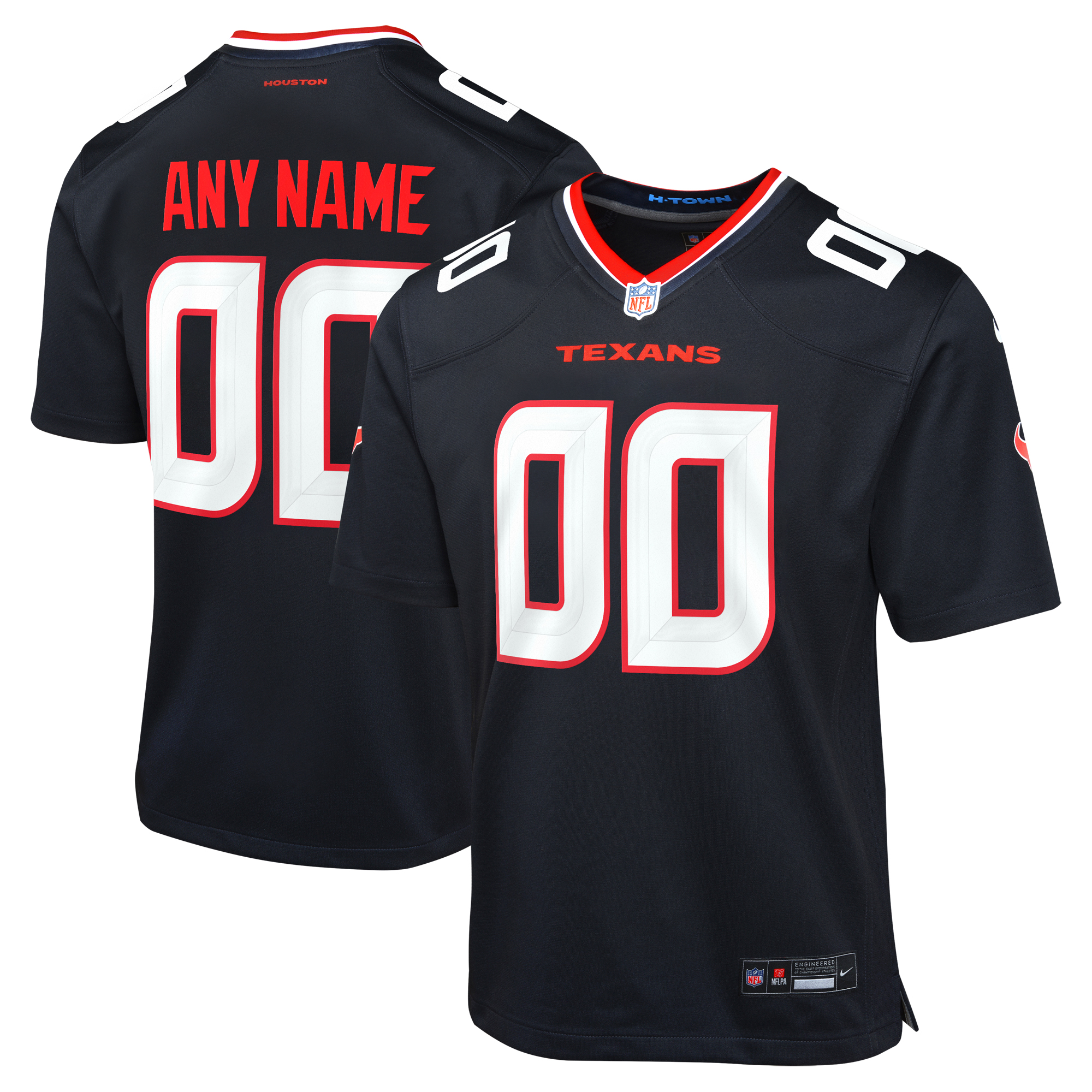 Houston Texans Nike Game Heimtrikot - Personalisiert - Jugendliche Image