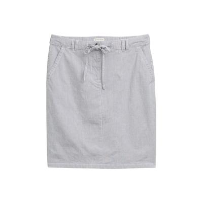 TOM TAILOR Damen Chino Rock mit Kordelzug, blau, Gemustert, Gr. 42 Image
