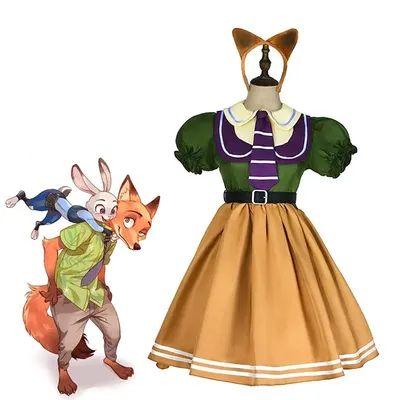 Torche de Réparation de Judy Zootopia pour Spectacle sur Scène, Robe Mignonne pour Cosplay de Film
