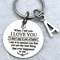 Anniversary Keychain for Wife Husband Couple Valentines Day Christmas Birthday Wedding Gifts for