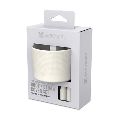 Stanley The Quencher 20-30 Oz. Tumbler Boot and Straw Cover in Cream - Cream