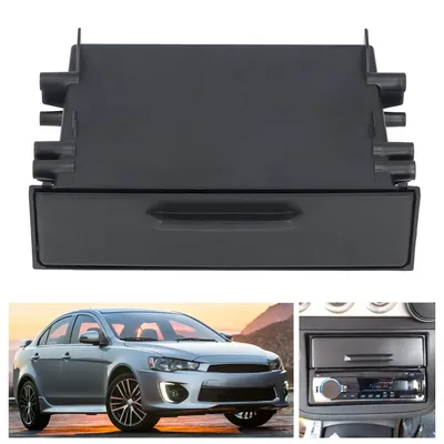 Universal Car Radio Storage Box Multi Application 1DIN ABS Inner Organizer For Auto Parts Car Radio