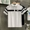 Polo da uomo a righe Manica corta Slim Fit da uomo con colletto T-shirt Xl Abbigliamento da uomo