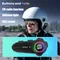 Auricolari Bluetooth HITALK T1 Cuffie per casco non interfono, FM, collegano due telefoni cellulari,