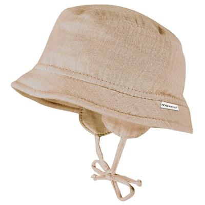 maximo - Baby's Hütchen Musselin Band Ohrenkl. Futter - Hut Gr 45 cm beige Image