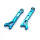 PLOQAZEH For SCY For Jjrc 16101 16102 16103 16104 16106 16201 C8805 1/16 RC Metal Upgrade Parts Remote Control Car Front Upper For Swing Arm Parts RC Car Upgrade Part(Blue)