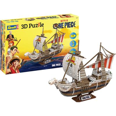 3D-Puzzle REVELL "One Piece, Going Merry", bunt, Puzzles, KinderB:32,5cm H:29cm T:19cm, Motiv, B:32,5cm H:29cm T:19cm