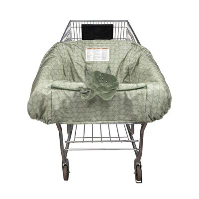Boppy Shopping Cart Cover, Happy Green Leaf - Happy Green Leaf