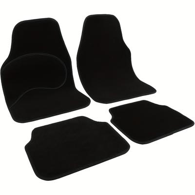 TEMU 1 Set Of 4pcs, Car Floor Mat, Universal Floor Mat, Waterproof And Non-slip, Safe, Easy To Clean, Optional Image