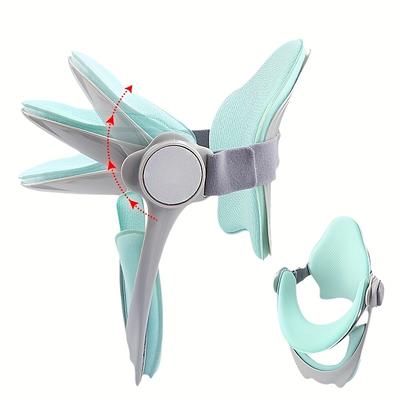 TEMU 1pc Ergonomic Neck Support Collar With Adjustable Shoulder Straps - Breathable Polyester, Ideal For Back, Perfect Gift For Adults, Comfortable Wear, Neck Support Collar|adjustable Strap Collar| Image