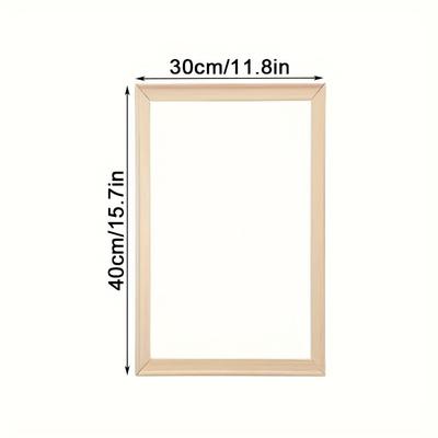 TEMU Diy Wooden Combination Picture Frame, Reusable Photo Frame, Oil Painting Frame, Artwork Diamond Picture Frame, Home Wall Art Decoration Gift, Multiple Sizes For You Image