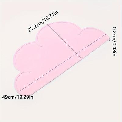 TEMU Premium -shaped Silicone Pet Feeding Mat For - Non-slip, Waterproof Pad Image