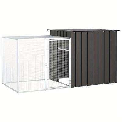 TEMU Chicken Cage 200x91x100cm Galvanized Steel Air Circulation, With The Characteristics Of Being Sturdy, Durable, And Not Easily Damaged Image