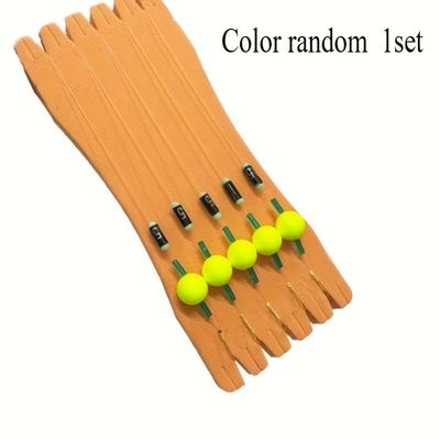 TEMU 1.0m Sub Line 1.0 Golden Sea Evening Red Worm Hover Fishing Rig, Bottom Fishing Method Line Rigging, Fishing Hook Suitable For Carp Fishing Image